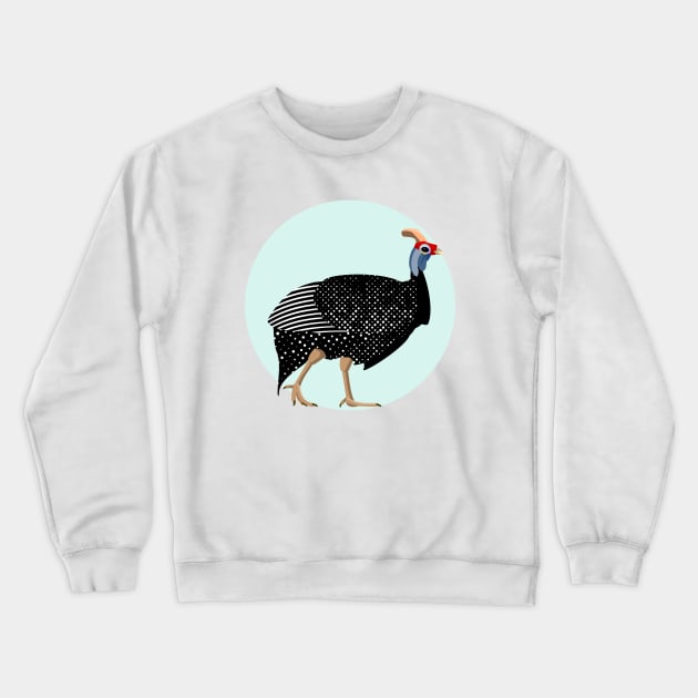 Guinea fowl Crewneck Sweatshirt by mailboxdisco